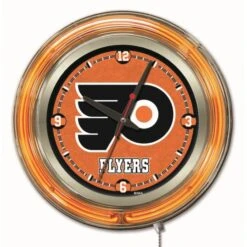 15 Inch Philadelphia Flyers Neon Clock