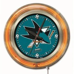 15 Inch San Jose Sharks Neon Clock