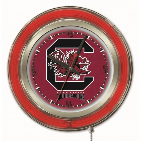 15 Inch South Carolina Neon Clock 1 15 Inch South Carolina Neon Clock
