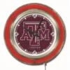 15 Inch Texas A&M Neon Clock