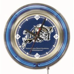 15 Inch US Naval Academy Neon Clock