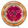 15 Inch Virginia Tech Neon Clock