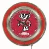 15 Inch Wisconsin Badger Neon Clock