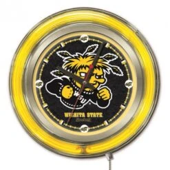 15 Inch Wichita State Neon Clock
