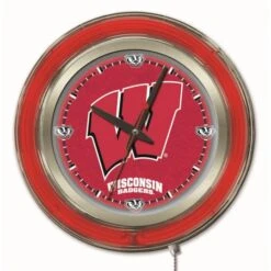 15 Inch Wisconsin Neon Clock