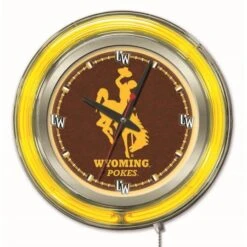 15 Inch Wyoming Neon Clock