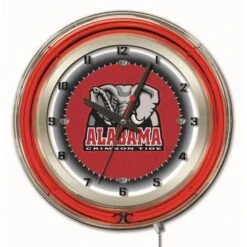 19 Inch Alabama Elephant Neon Clock