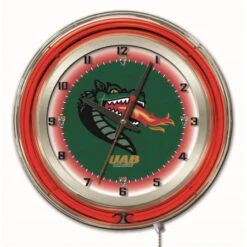 19 Inch UAB Neon Clock