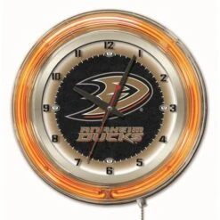 19 Inch Anaheim Ducks Neon Clock