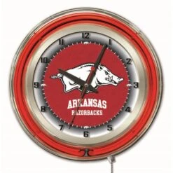 19 Inch Arkansas Neon Clock