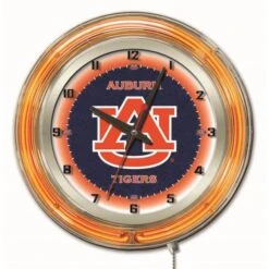 19 Inch Auburn Neon Clock