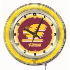 19 Inch Central Michigan Neon Clock