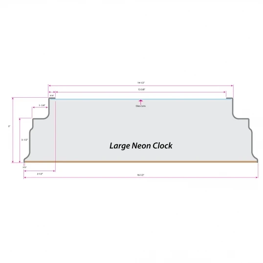19 Inch US Military Academy Neon Clock 2 19 Inch US Military Academy Neon Clock - Image 2