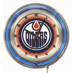 19 Inch Edmonton Oilers Neon Clock