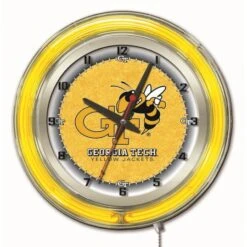19 Inch Georgia Tech Neon Clock