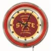 19 Inch Iowa State Neon Clock