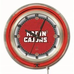 19 Inch Louisiana-Lafayette Neon Clock