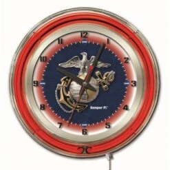 19 Inch U.S. Marines Neon Clock