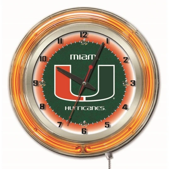 19 Inch Miami Neon Clock 1 19 Inch Miami Neon Clock