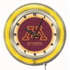 19 Inch Minnesota Neon Clock