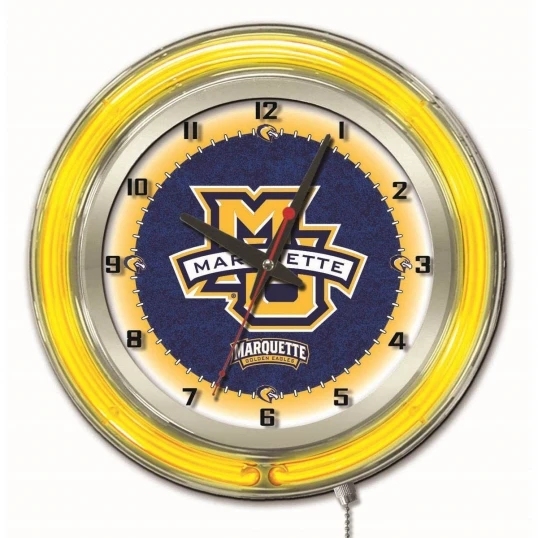 19 Inch Marquette Neon Clock 1 19 Inch Marquette Neon Clock