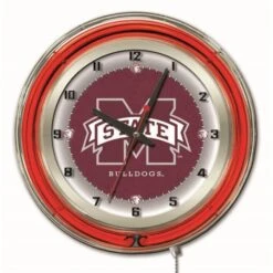 19 Inch Mississippi State Neon Clock