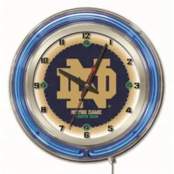 19 Inch Notre Dame Neon Clock