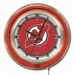 19 Inch New Jersey Devils Neon Clock