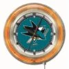 19 Inch San Jose Sharks Neon Clock