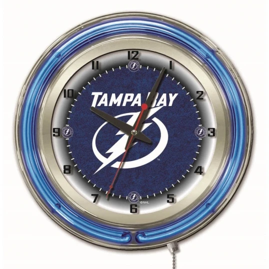 19 Inch Tampa Bay Lightning Neon Clock 1 19 Inch Tampa Bay Lightning Neon Clock