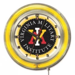 19 Inch Virginia Military Institute Neon Clock