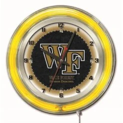 19 Inch Wake Forest Neon Clock