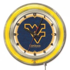 19 Inch West Virginia Neon Clock