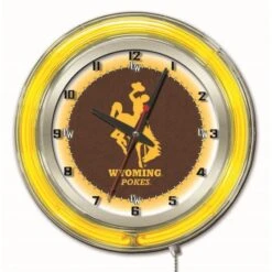 19 Inch Wyoming Neon Clock