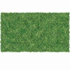 Outdoor Artificial Boxwood On Galvanized Metal Screen