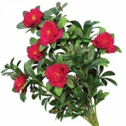 Outdoor Artificial Azalea Bush On Galvanized Metal Screen -Artificial Plant Store CSIRED ZM 3 538x538 2