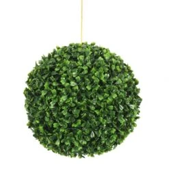 9 Inch Outdoor Artificial Boxwood Ball Topiary
