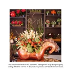 Preserved Floral Horse Arrangement