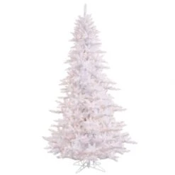 5.5 Foot Slim White Fir Tree: Clear LEDs