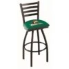 30 Inch Black Wright State Ladder Back Swivel Counter Stool