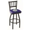 30 Inch Black U.S. Navy Jailhouse Back Swivel Counter Stool