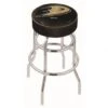 30 Inch Anaheim Ducks 2-Ring Swivel Counter Stool W/ Chrome Base