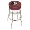 25 Inch Florida State Head Chrome 2-Ring Base Swivel Bar Stool