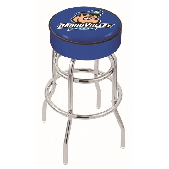 30 Inch Grand Valley State 2-Ring Swivel Counter Stool W/ Chrome Base 1 30 Inch Grand Valley State 2-Ring Swivel Counter Stool W/ Chrome Base