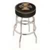 25 Inch Idaho Chrome 2-Ring Base Swivel Bar Stool
