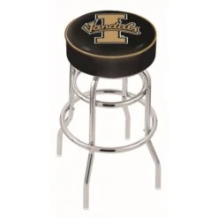 25 Inch Idaho Chrome 2-Ring Base Swivel Bar Stool