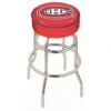 25 Inch Montreal Canadiens Chrome 2-Ring Base Swivel Bar Stool