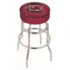 25 Inch South Carolina Chrome 2-Ring Base Swivel Bar Stool