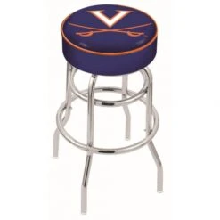 25 Inch Virginia Chrome 2-Ring Base Swivel Bar Stool