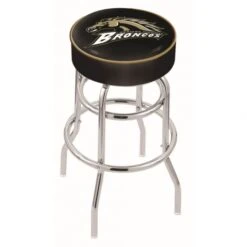 30 Inch Western Michigan 2-Ring Swivel Counter Stool W/ Chrome Base